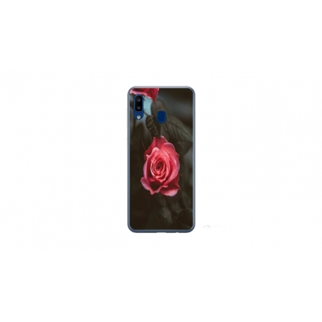 Husa personalizata tip carcasa HQPrint pentru Samsung Galaxy A20e, model Flowers 11, multicolor, S1D1M0156