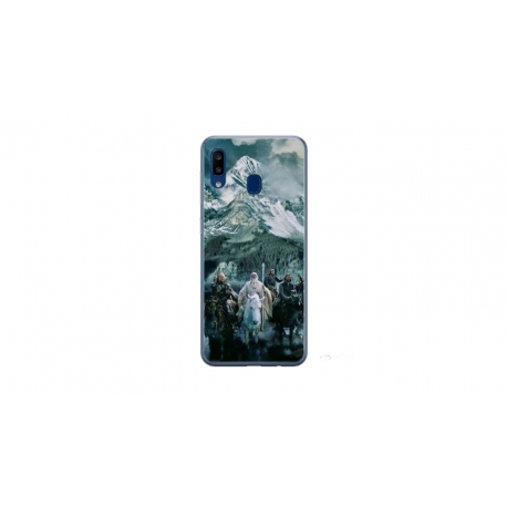 Husa personalizata tip carcasa HQPrint pentru Samsung Galaxy A20e, model Lord of the Rings 1, multicolor, S1D1M0189