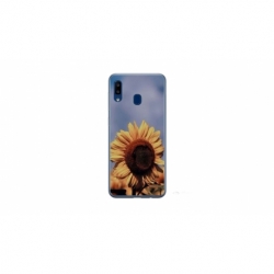 Husa personalizata tip carcasa HQPrint pentru Samsung Galaxy A20e, model Sunflower 1, multicolor, S1D1M0193