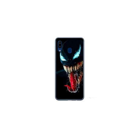 Husa personalizata tip carcasa HQPrint pentru Samsung Galaxy A20e, model Venom 1, multicolor, S1D1M0211