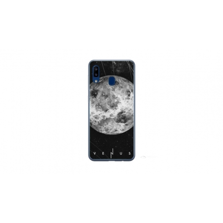 Husa personalizata tip carcasa HQPrint pentru Samsung Galaxy A20e, model Moon, multicolor, S1D1M0212