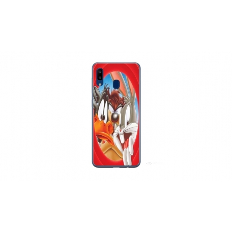 Husa personalizata tip carcasa HQPrint pentru Samsung Galaxy A20e, model Looney Tunes 2, multicolor, S1D1M0227