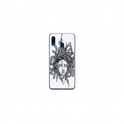 Husa personalizata tip carcasa HQPrint pentru Samsung Galaxy A20e, model Medusa 2, multicolor, S1D1M0230