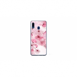 Husa personalizata tip carcasa HQPrint pentru Samsung Galaxy A20e, model Flowers 17, multicolor, S1D1M0241