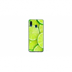 Husa personalizata tip carcasa HQPrint pentru Samsung Galaxy A20e, model Lime, multicolor, S1D1M0253
