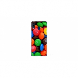 Husa personalizata tip carcasa HQPrint pentru Samsung Galaxy A20e, model MandM, multicolor, S1D1M0257