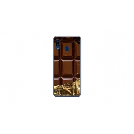 Husa personalizata tip carcasa HQPrint pentru Samsung Galaxy A20e, model Chocolate, multicolor, S1D1M0272