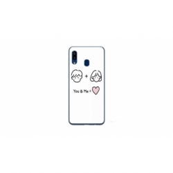Husa personalizata tip carcasa HQPrint pentru Samsung Galaxy A20e, model You and Me, multicolor, S1D1M0274
