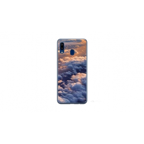 Husa personalizata tip carcasa HQPrint pentru Samsung Galaxy A20e, model Beautiful Sky, multicolor, S1D1M0277