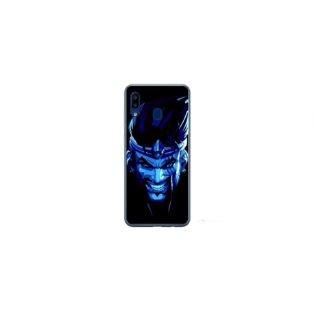 Husa personalizata tip carcasa HQPrint pentru Samsung Galaxy A20e, model Blue King, multicolor, S1D1M0305