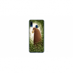 Husa personalizata tip carcasa HQPrint pentru Samsung Galaxy A20e, model Bear, multicolor, S1D1M0312