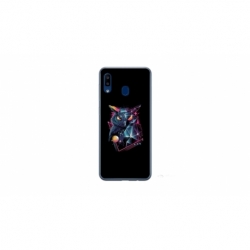 Husa personalizata tip carcasa HQPrint pentru Samsung Galaxy A20e, model Colorful 9, multicolor, S1D1M0333