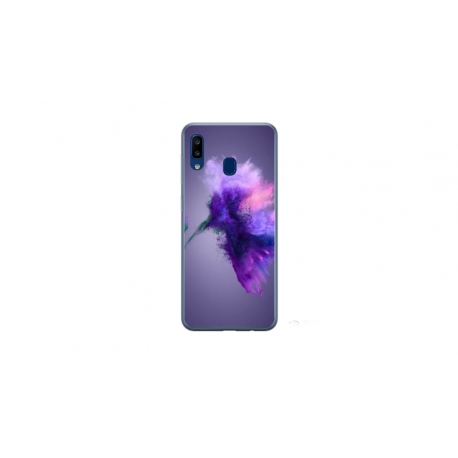 Husa personalizata tip carcasa HQPrint pentru Samsung Galaxy A20e, model Flowers 19, multicolor, S1D1M0340