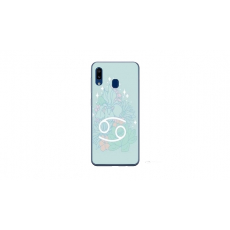 Husa personalizata tip carcasa HQPrint pentru Samsung Galaxy A20e, model Gemini, multicolor, S1D1M0342