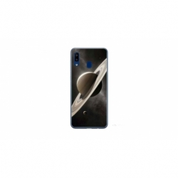 Husa personalizata tip carcasa HQPrint pentru Samsung Galaxy A20e, model Planet 2, multicolor, S1D1M0348