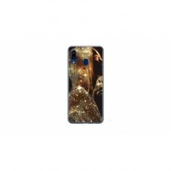 Husa personalizata tip carcasa HQPrint pentru Samsung Galaxy A20e, model Golden Girl, multicolor, S1D1M0350