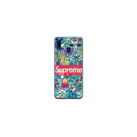 Husa personalizata tip carcasa HQPrint pentru Samsung Galaxy A20e, model Supreme, multicolor, S1D1M0360