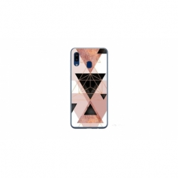 Husa personalizata tip carcasa HQPrint pentru Samsung Galaxy A20e, model Abstract 5, multicolor, S1D1M0368