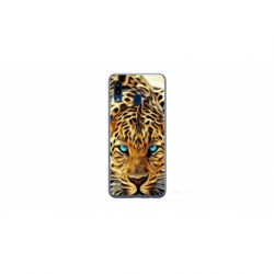 Husa personalizata tip carcasa HQPrint pentru Samsung Galaxy A20e, model Cheetah, multicolor, S1D1M0382