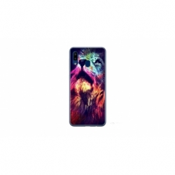 Husa personalizata tip carcasa HQPrint pentru Samsung Galaxy A40, model Celestial Lion, multicolor, S1D1M0002
