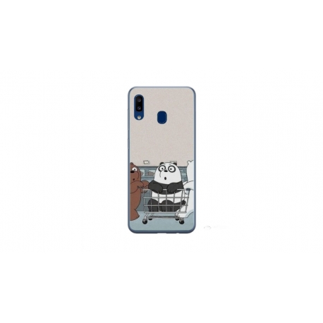Husa personalizata tip carcasa HQPrint pentru Samsung Galaxy A40, model Bears 1, multicolor, S1D1M0003