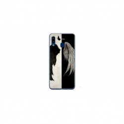 Husa personalizata tip carcasa HQPrint pentru Samsung Galaxy A40, model Angel Wings, multicolor, S1D1M0004