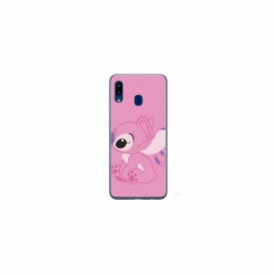 Husa personalizata tip carcasa HQPrint pentru Samsung Galaxy A40, model Pink Stitch, multicolor, S1D1M0005