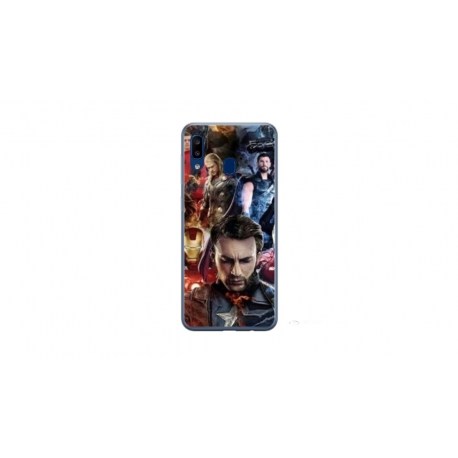 Husa personalizata tip carcasa HQPrint pentru Samsung Galaxy A40, model Avengers Endgame, multicolor, S1D1M0009