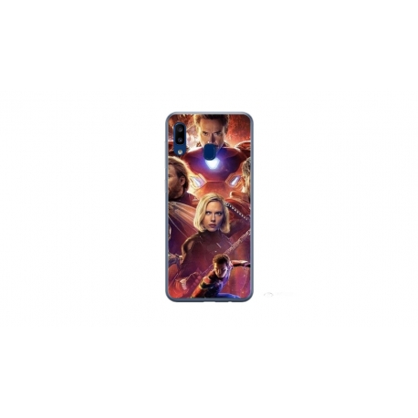 Husa personalizata tip carcasa HQPrint pentru Samsung Galaxy A40, model Avengers Inifinity War, multicolor, S1D1M0010