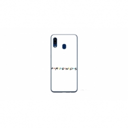 Husa personalizata tip carcasa HQPrint pentru Samsung Galaxy A40, model FRIENDS 1, multicolor, S1D1M0043