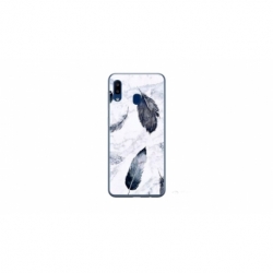 Husa personalizata tip carcasa HQPrint pentru Samsung Galaxy A40, model Leaf Design 2, multicolor, S1D1M0071