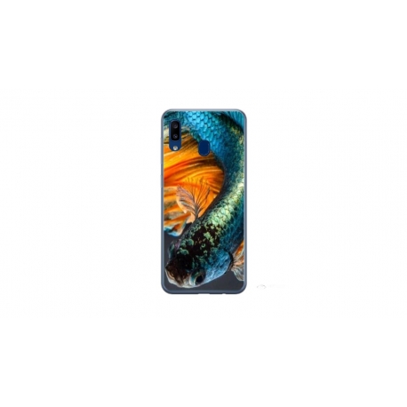 Husa personalizata tip carcasa HQPrint pentru Samsung Galaxy A40, model Pesti 1, multicolor, S1D1M0074