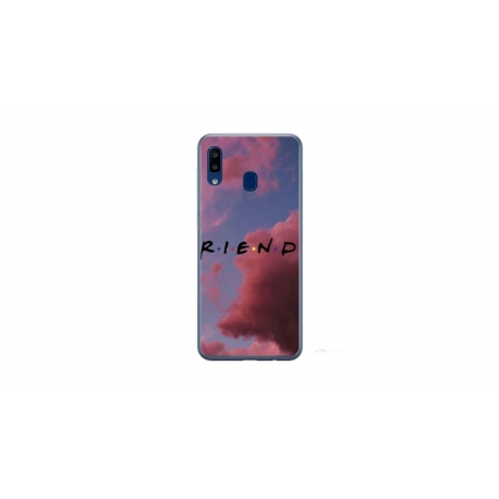 Husa personalizata tip carcasa HQPrint pentru Samsung Galaxy A40, model FRIENDS 2, multicolor, S1D1M0082