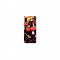 Husa personalizata tip carcasa HQPrint pentru Samsung Galaxy A40, model Iron Man 1, multicolor, S1D1M0102