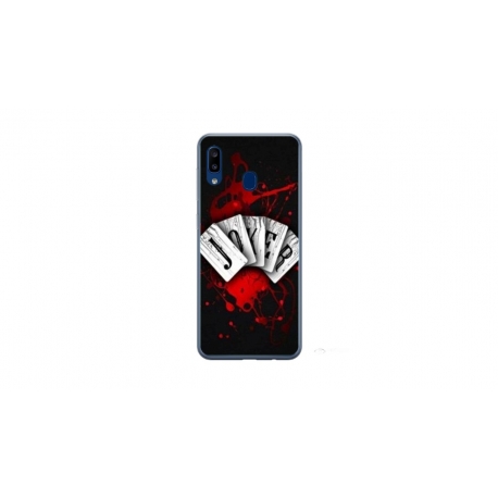 Husa personalizata tip carcasa HQPrint pentru Samsung Galaxy A40, model Joker 1, multicolor, S1D1M0106