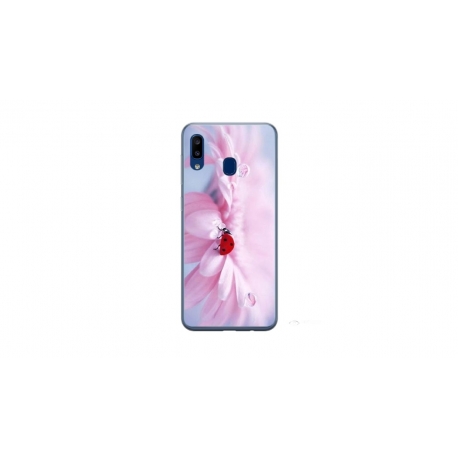 Husa personalizata tip carcasa HQPrint pentru Samsung Galaxy A40, model Flowers 5, multicolor, S1D1M0114
