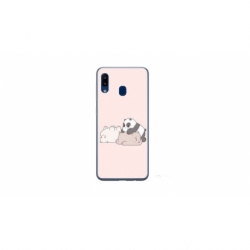 Husa personalizata tip carcasa HQPrint pentru Samsung Galaxy A40, model Bears 3, multicolor, S1D1M0115