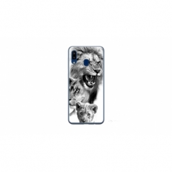 Husa personalizata tip carcasa HQPrint pentru Samsung Galaxy A40, model Lion 3, multicolor, S1D1M0118