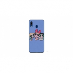 Husa personalizata tip carcasa HQPrint pentru Samsung Galaxy A40, model Powerpuff Girls, multicolor, S1D1M0135