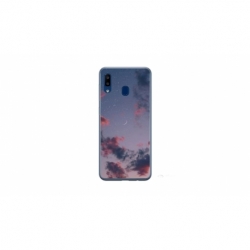 Husa personalizata tip carcasa HQPrint pentru Samsung Galaxy A40, model Moody Sky, multicolor, S1D1M0146