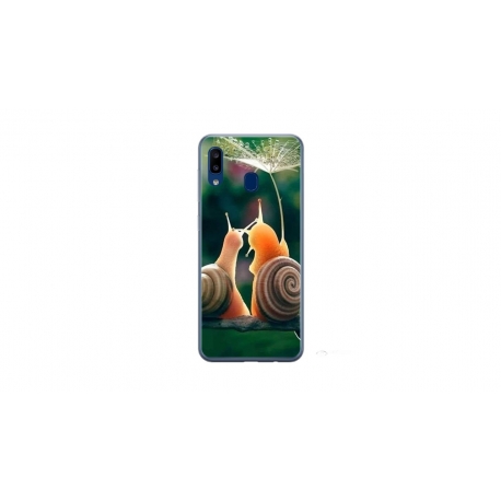 Husa personalizata tip carcasa HQPrint pentru Samsung Galaxy A40, model Snail, multicolor, S1D1M0231