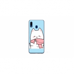 Husa personalizata tip carcasa HQPrint pentru Samsung Galaxy A40, model Cute Puppy, multicolor, S1D1M0232
