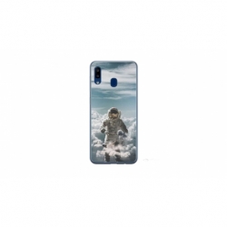 Husa personalizata tip carcasa HQPrint pentru Samsung Galaxy A40, model Astronaut in the Clouds, multicolor, S1D1M0290