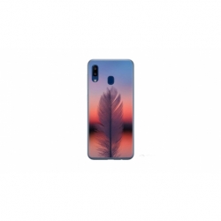 Husa personalizata tip carcasa HQPrint pentru Samsung Galaxy A40, model Fulg, multicolor, S1D1M0309