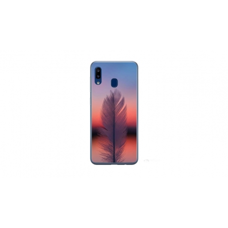 Husa personalizata tip carcasa HQPrint pentru Samsung Galaxy A40, model Fulg, multicolor, S1D1M0309