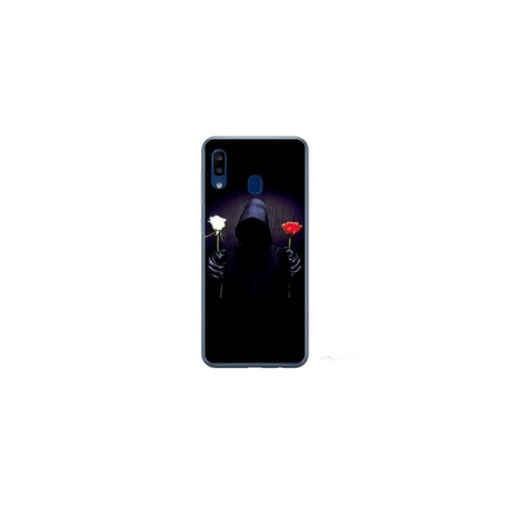 Husa personalizata tip carcasa HQPrint pentru Samsung Galaxy A40, model Choose Rose, multicolor, S1D1M0343