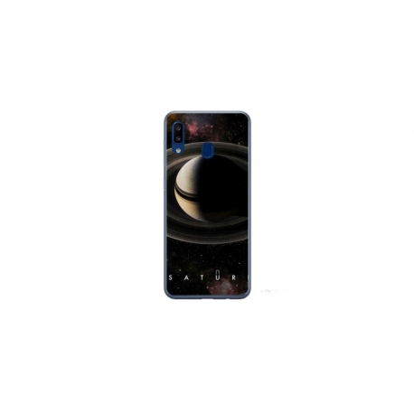 Husa personalizata tip carcasa HQPrint pentru Samsung Galaxy A40, model Planet 1, multicolor, S1D1M0347