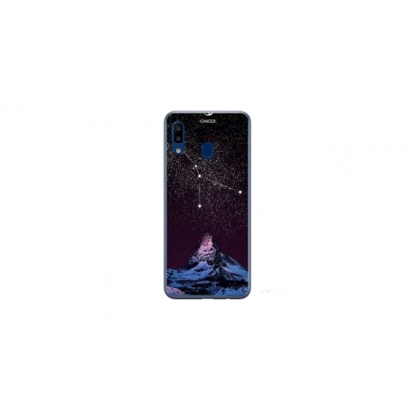Husa personalizata tip carcasa HQPrint pentru Samsung Galaxy A40, model Cancer Sky, multicolor, S1D1M0356