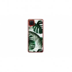 Husa personalizata tip carcasa HQPrint pentru Samsung Galaxy A12, model Leaf Design 3, multicolor, S1D1M0088