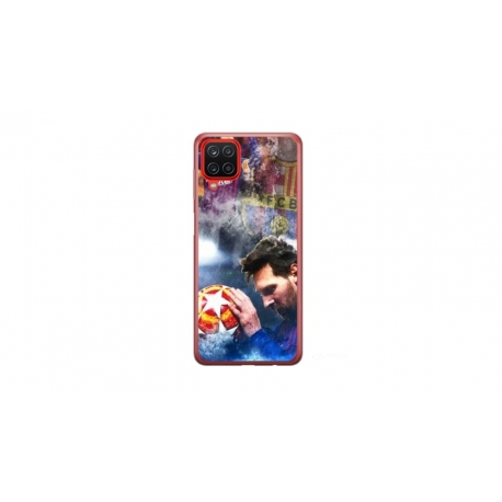Husa personalizata tip carcasa HQPrint pentru Samsung Galaxy A12, model Messi 1, multicolor, S1D1M0122